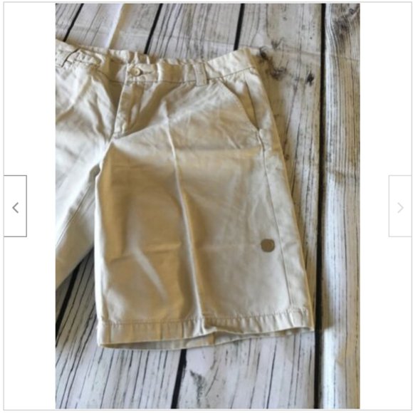 Khakis By Gap Boyfriend Roll Up Shorts Women’s Beige Pockets - Picture 9 of 9